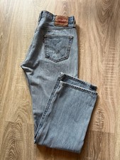 Jeans Levis 501 W32 L32, blau, hell blau, 100% Cotton, geknöpft "Like New"