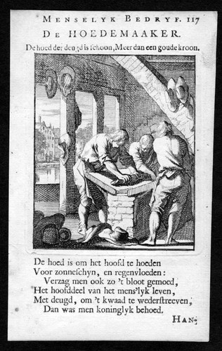 1720 hutmacher hut hüte - -,