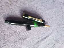 unbenutzt Senator Füller Kolbenfüller Füllfederhalter grün M Feder fountain pen