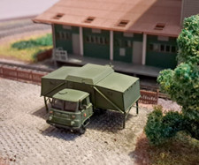 Robur LO 2002, A/KSA Aktiv LKW, DDR, Spur TT, 1:120, Minitanks Unbemalt