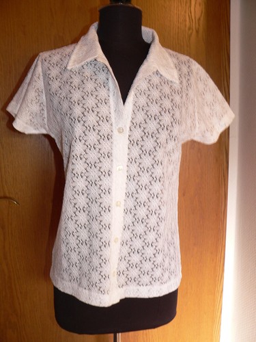 Süße damen spitzenbluse s - damen, gr.s