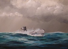 Acrylbild 30x40cm U-Boot Typ