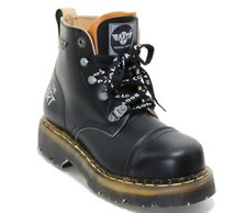 119 Schnürschuhe Leder Trekking Personal Boots Stahlkappe The Art lll Company 36