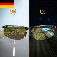 Polarisierte Sonnenbrille Fahren Brillen Angeln photochrome UV400 Schwarz Herre"