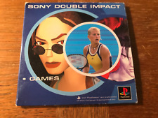 Sony double impact PS1 game demo disc + CD audio music PlayStation rare