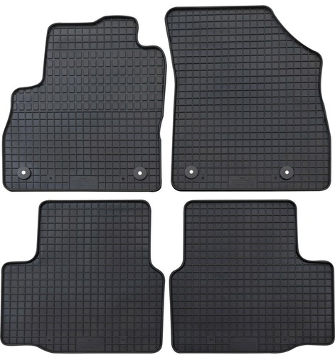 Gummimatte teilig schwarz - gummimatte, 4-teilig