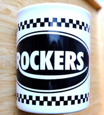 "ROCKERS" ACE CAFE LONDON TASSE SCHWARZ AUF WEISS. NEWOLD STOCK. SELTENER, GELÖSCHTER ARTIKEL