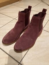 CLARKS Gr.41 Damen Schuhe Chelsea Boot Stiefel Clarkdale Arlo Burgundy NEU Leder