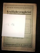 Wolga M21 DDR Kfz Brief