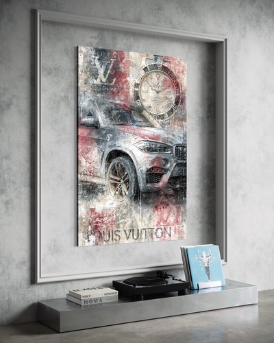 Sportwagen leinwand bild bmw - sportwagen,