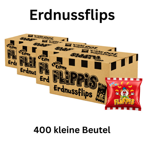 400x erdnussflips mini beutel - 400x,