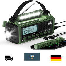 12000mAh Kurbelradio