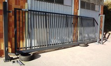 6,0x2,0 AR Industrietor Schiebetor Hoftor freitragend E-Antrieb