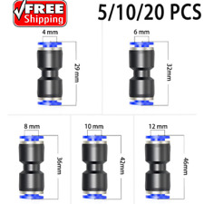 Pneumatik Steckverbinder Schlauchverbinder Druckluftverbinder gerade 4 bis 12mm