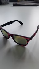 Sonnenbrille pink gemustert