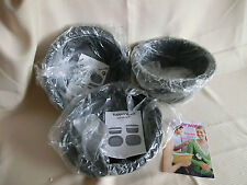 Tupperware  UltraPro rund 3tlg. Set 1,5l + 2,5l und Gardeckel in grau