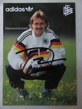 Raimond Aumann signiert * DFB ADIDAS AK Autogrammkarte Deutschland FIFA WM 1990