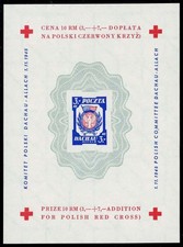 Polen Rotes Kreuz Block