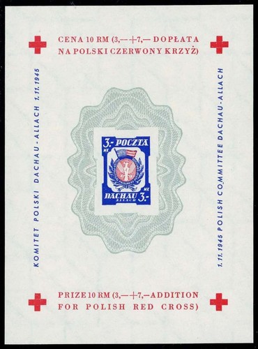 Polen rotes kreuz - polen, block