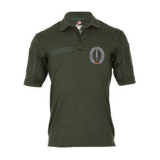 Tactical Polo oliv KSK GESTICKT Kommando Spezialkräfte Barett-Abzeichen  #44497