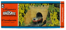 Vero Mamos Bausatz 3/42 2 Tunnelportale eingleisig mit Stützmauern - HO H0 1:87