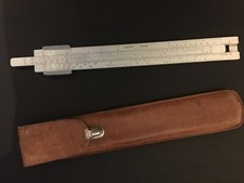 REISS Darmstadt Rechenschieber Vintage inkl. Lederetui