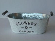 Zink Jardiniere Flowers &