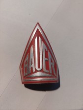 Fahrrademblem Steuerkopfschild Oldtimer Fahrrad  Bauer