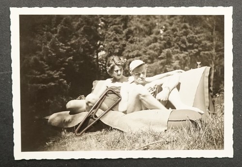 Foto portrait mann camping - foto,