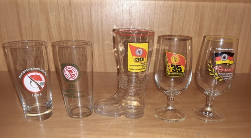 Ddr biergläser kampfgruppen - ddr,
