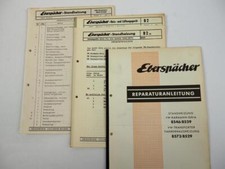 VW Karmann Ghia Eberspächer Standheizung Reparaturanleitung Ersatzteilliste