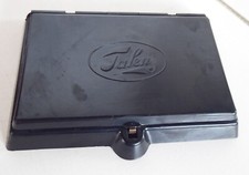 Dose aus braunem Bakelit FAMOS Stempelkissen 130 x 90 mm 20 mm hoch