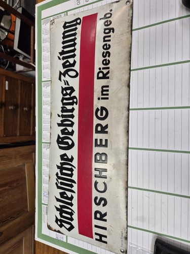 Emaille werbe schild - werbe,