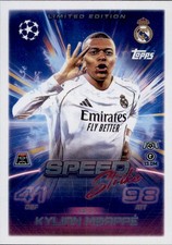 Match Attax Champions League 25/26 LE2 Kylian Mbappe Speed Strike Limited Editio