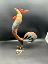 huhn deko Blech  Garten Ca 45 Cm Groß Im Super Zustand