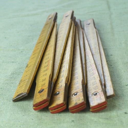 Zollstock ddr metermaß holz - zollstock,