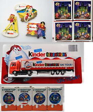 + Werbung-Werbematerial Ferrero Kinder Auswahl: Magnete, Truck, Puzzle-Memory