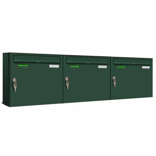 Basic 3er briefkasten - basic, 6005
