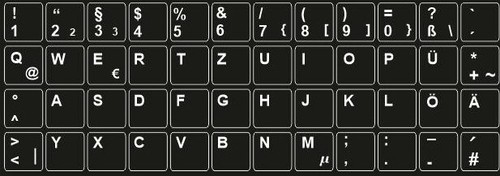 Tastaturaufkleber deutsch - tastaturaufkleber,