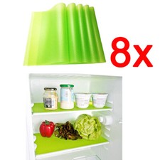 8x Kühlschrankmatten Antischimmelmatte geruchshemmend antibakteriell Matte Grün