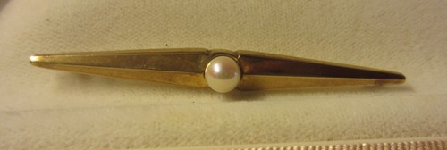 Echtgold anstecknadel lange - echtgold,