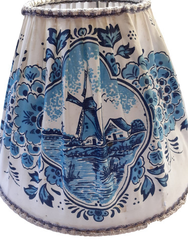 Original delfter lampenschirm - delfter,