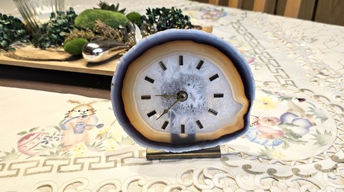 Bergbau alte uhr auf achat - bergbau,