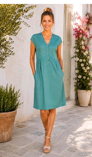 Tranquillo kleid hell - kleid, hell-blau