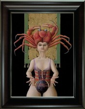 Hanjo Schnug - Surrealismus - Phantastischer Realismus -  "Der rote Faden"