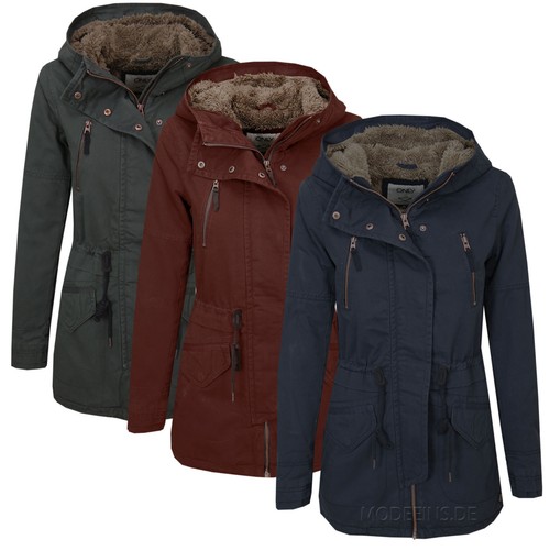 Only leeona leinen parka - leinen-,
