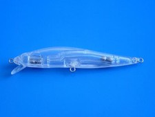 Angelköder Crankbait Rohling Wobbler unlackiert Kunstköder Angeln Hecht Zander