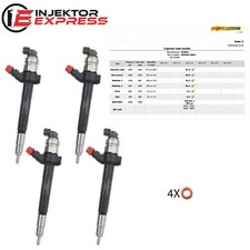 4x 6C1Q-9K546-AC Denso Injektor für Ford, Fiat, Citroen 2.2 HDi DCRI105800
