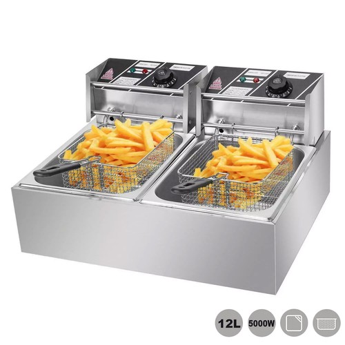 12l doppel friteuse - 12l,