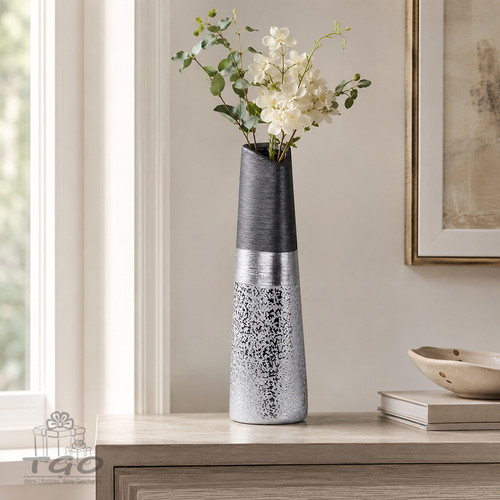 Formano vase luxor silber 30cm - vase,